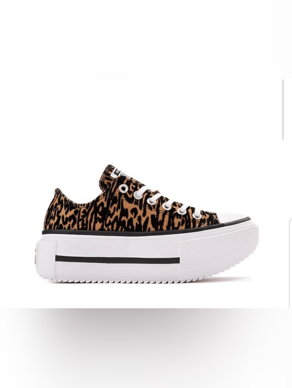 NEW! Converse Chuck Taylor All Star Lift Low Leopard Leopard Print Platform Sz 8